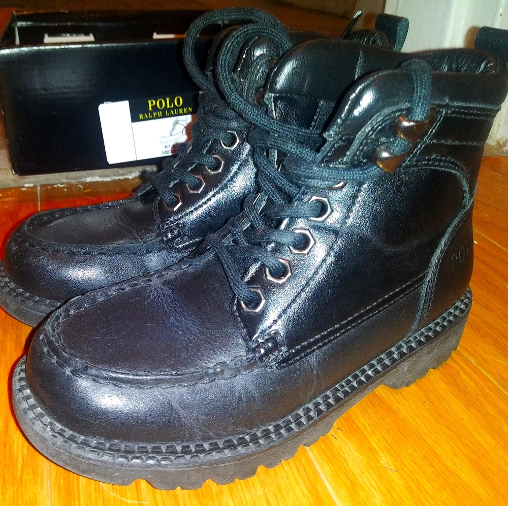 Polo Ralph Lauren boys boots sz 12T